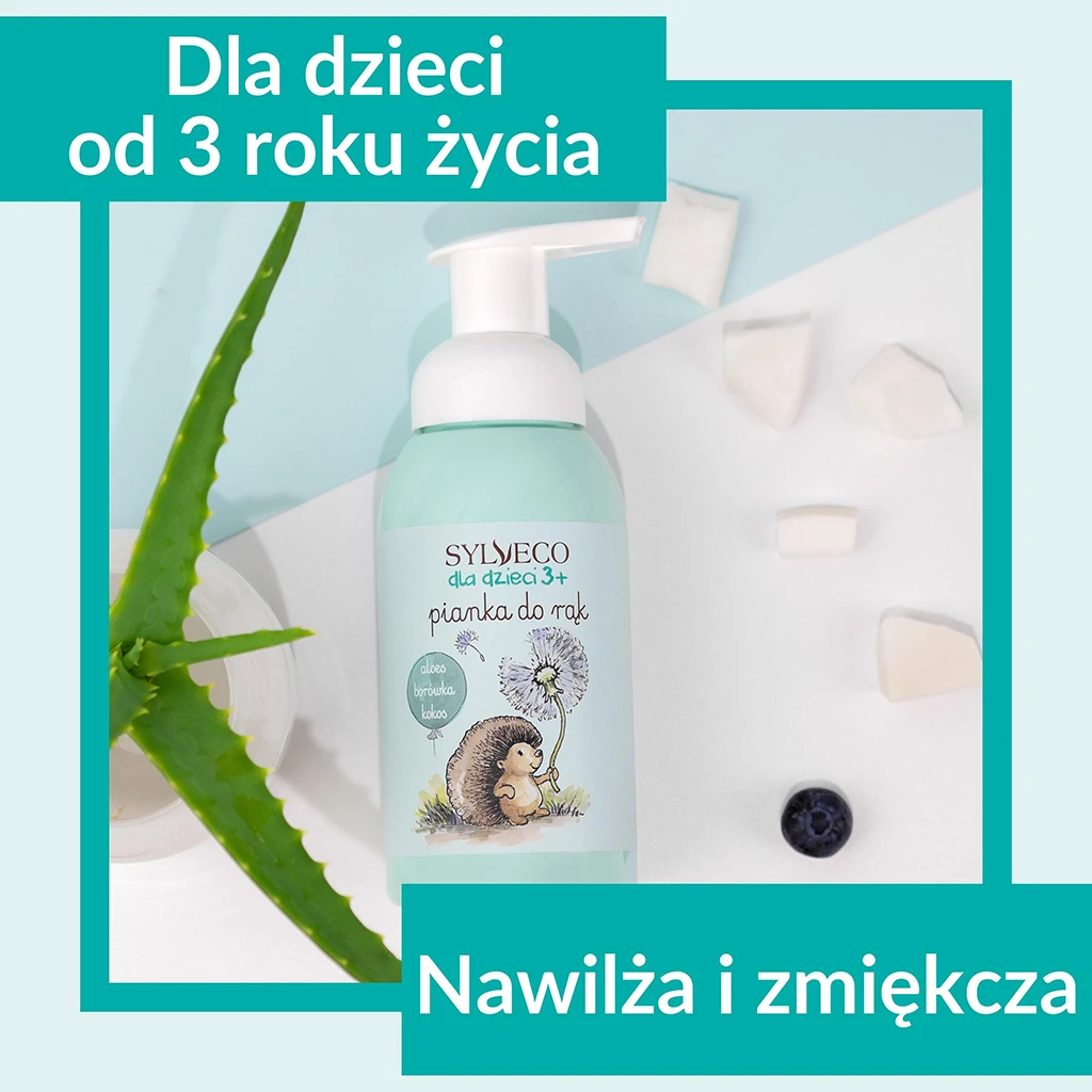 Sylveco Bambini 3+ schiuma mani mirtillo delicata