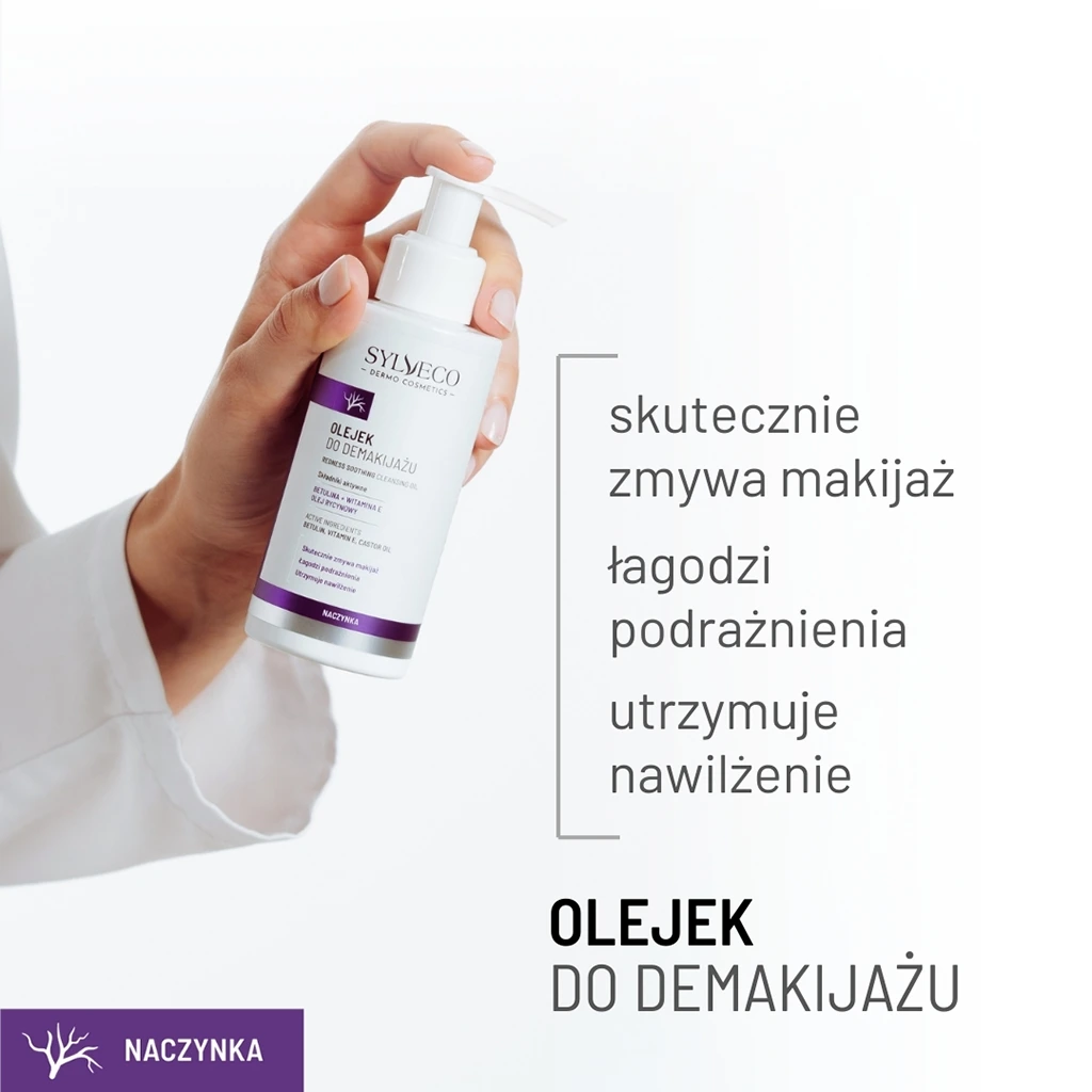 Sylveco Dermo olio struccante viso pelle con rossori