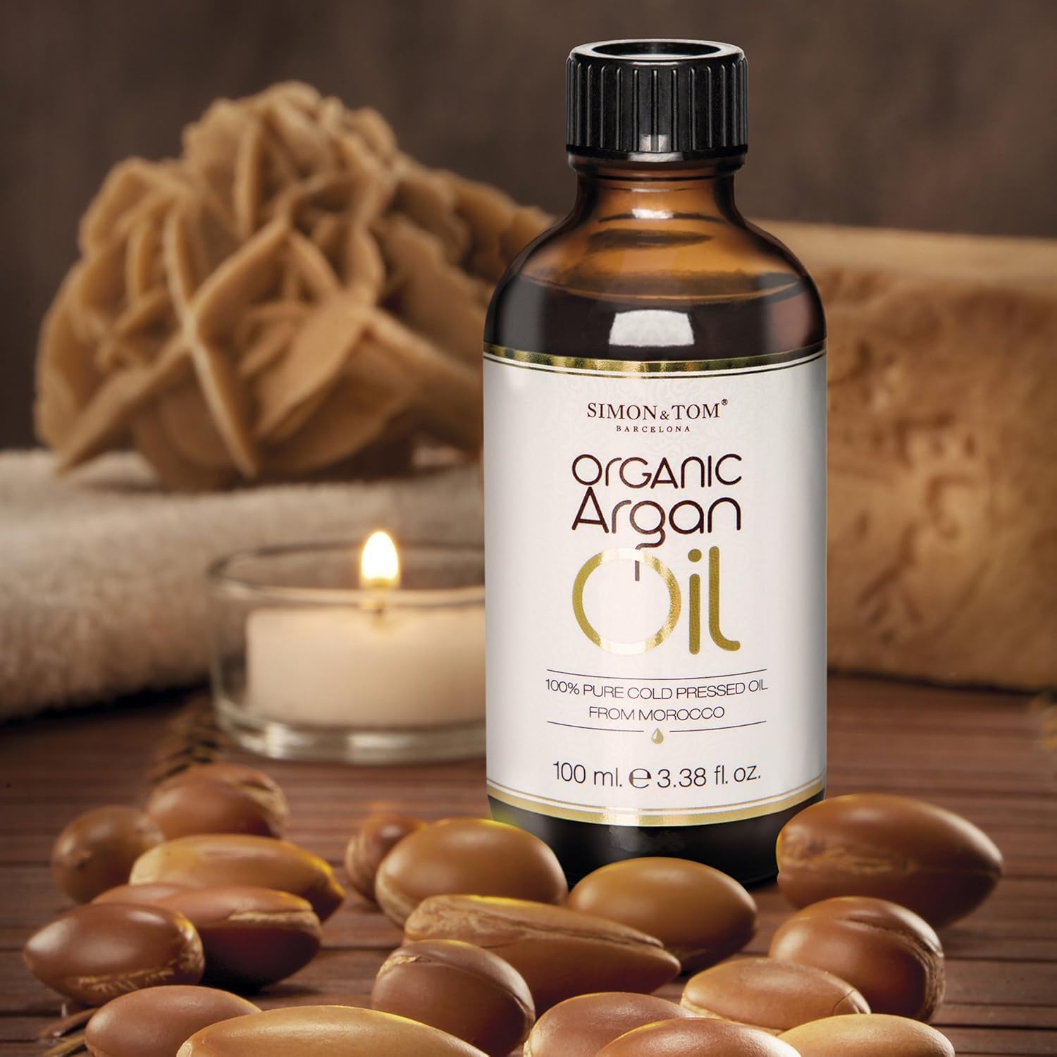 Simon & Tom Argan Oil Olio Puro 100ml Viso Capelli Corpo