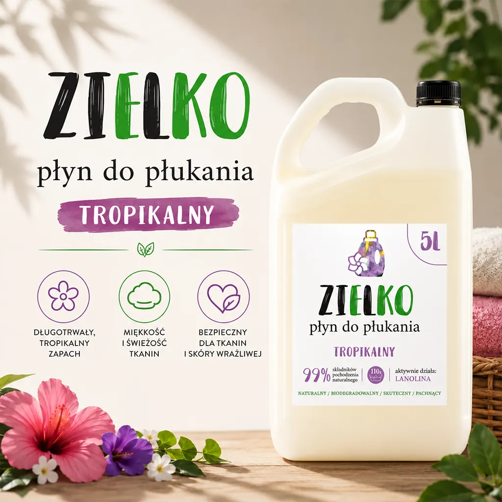 Zielko Tropical ammorbidente bucato 5 l profumo fresco