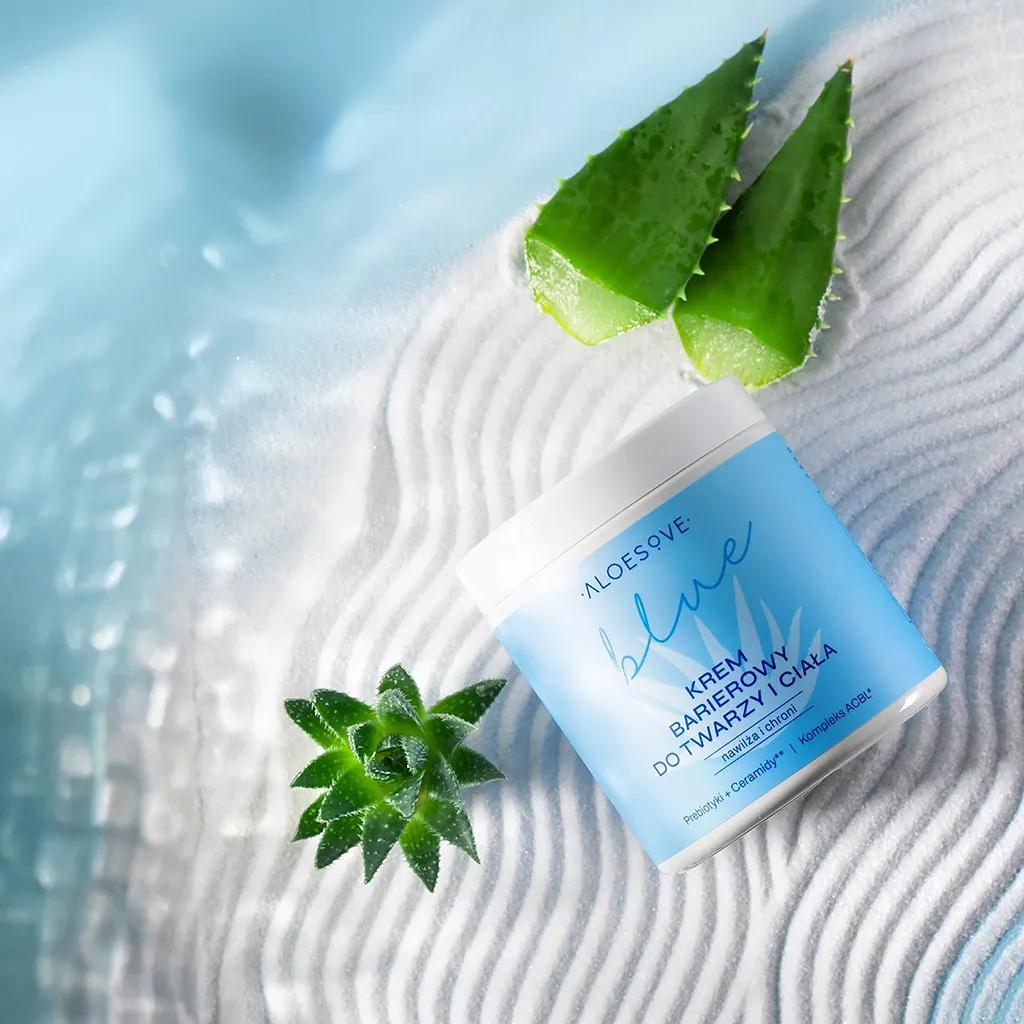 Aloesove Blue crema barriera viso e corpo prebiotica