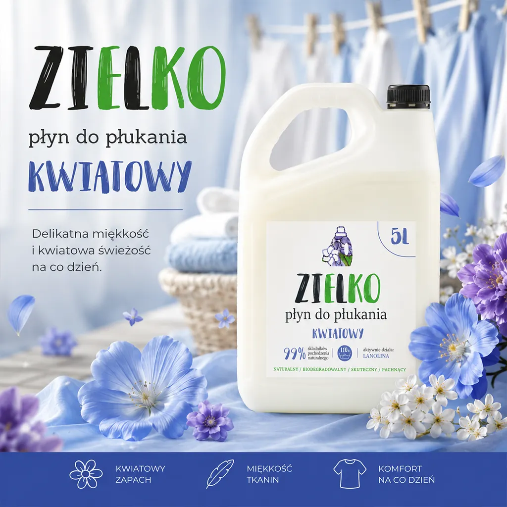 Zielko Ammorbidente Fiori 5 L morbido a lungo
