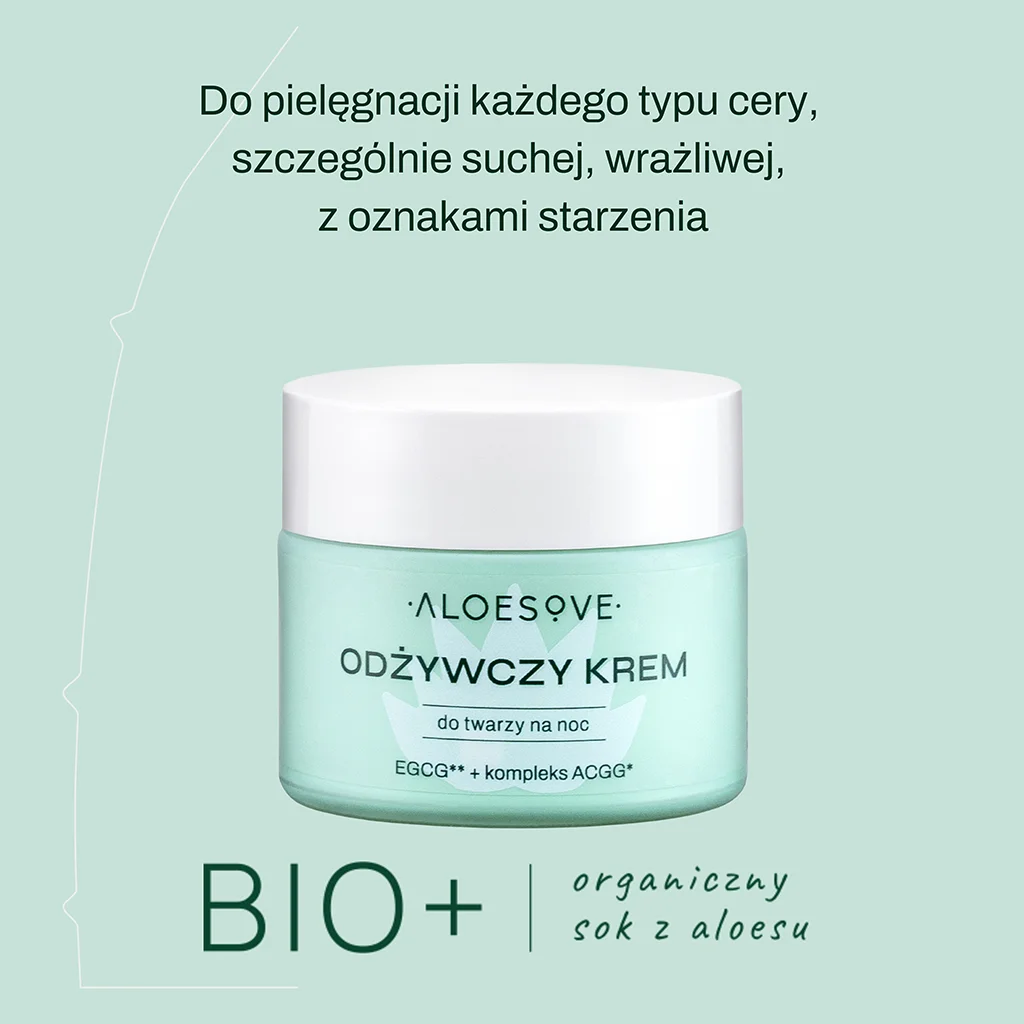 Aloesove Crema Viso Notte Nutriente Coenzima Q10