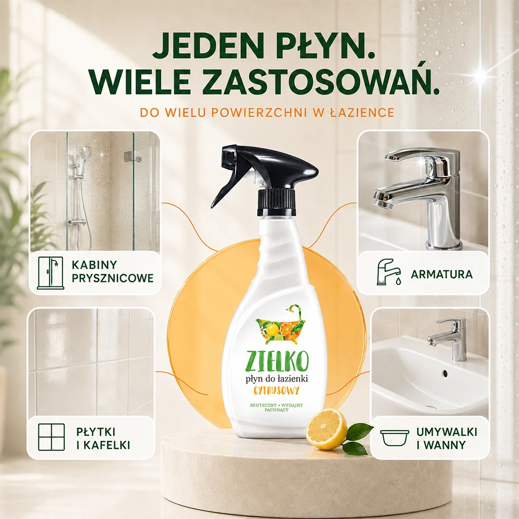 Zielko Spray Bagno Agrumi Detergente Anticalcare