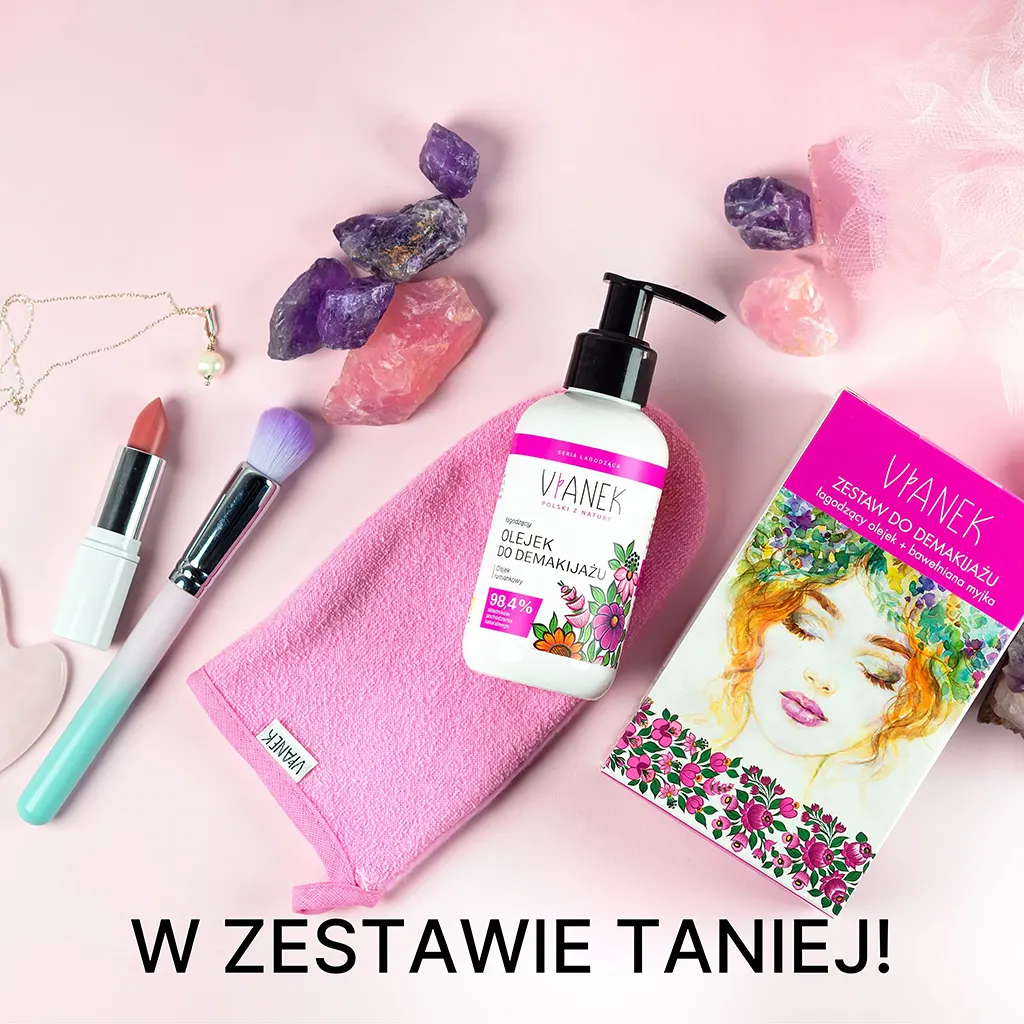 Vianek Classico kit struccante viso olio + panno pelli sensibili