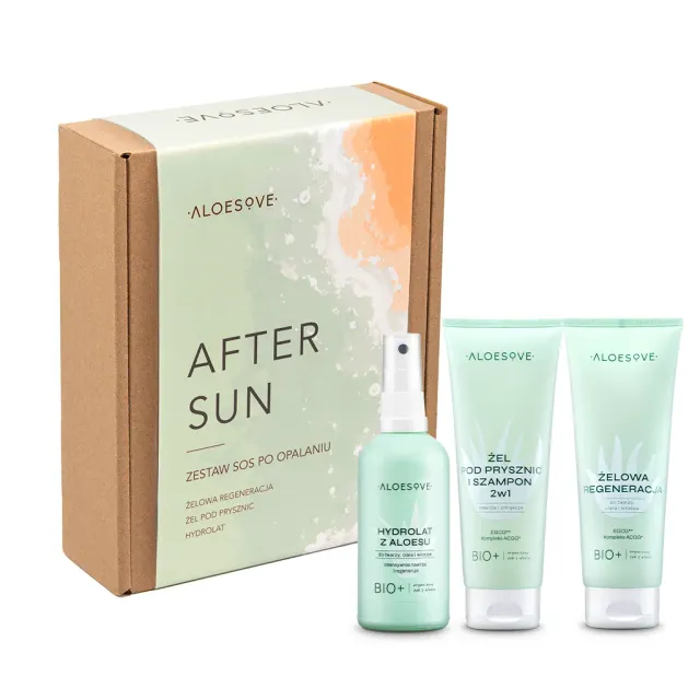 Aloesove After Sun kit corpo doposole rinfrescante 4 pezzi