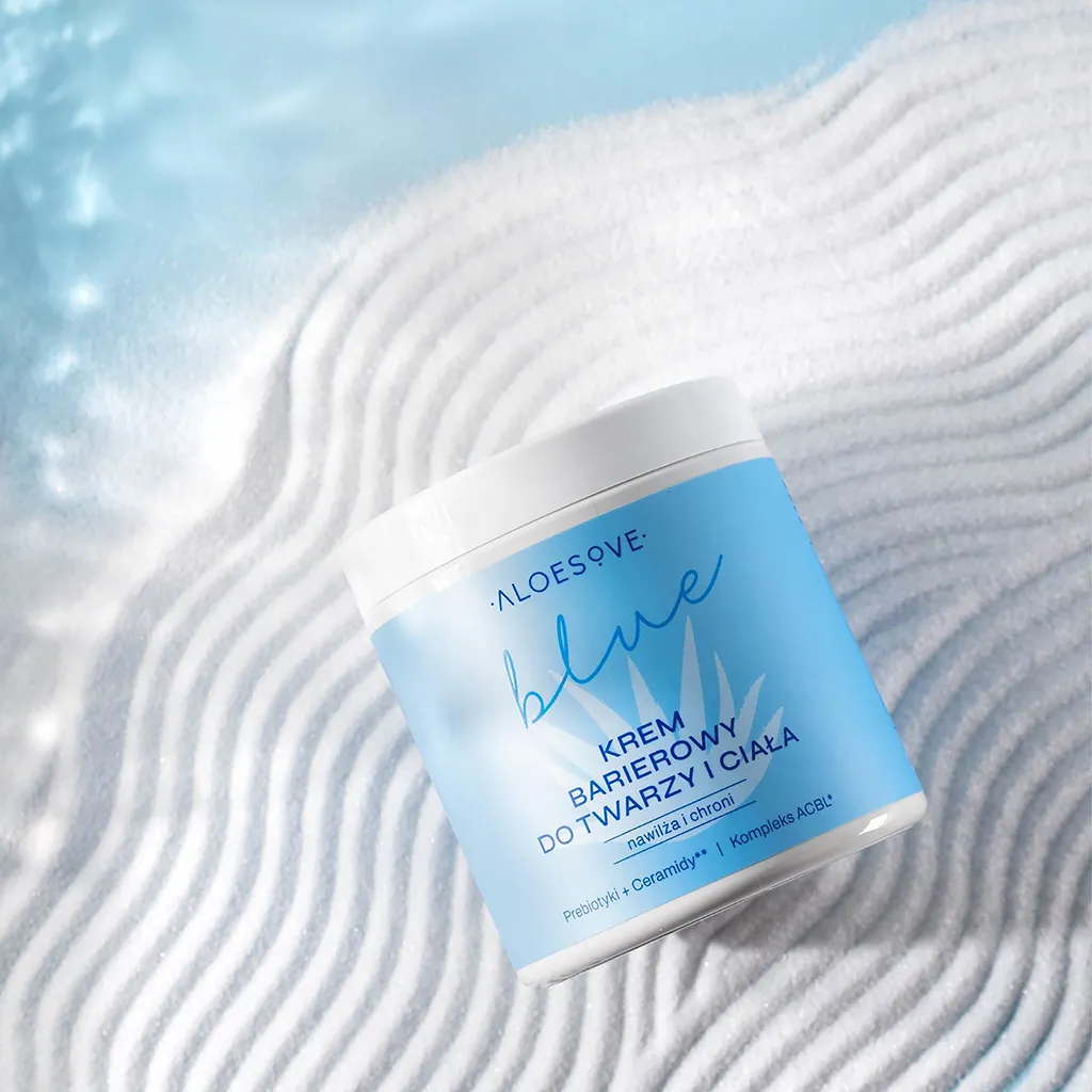 Aloesove Blue crema barriera viso e corpo prebiotica