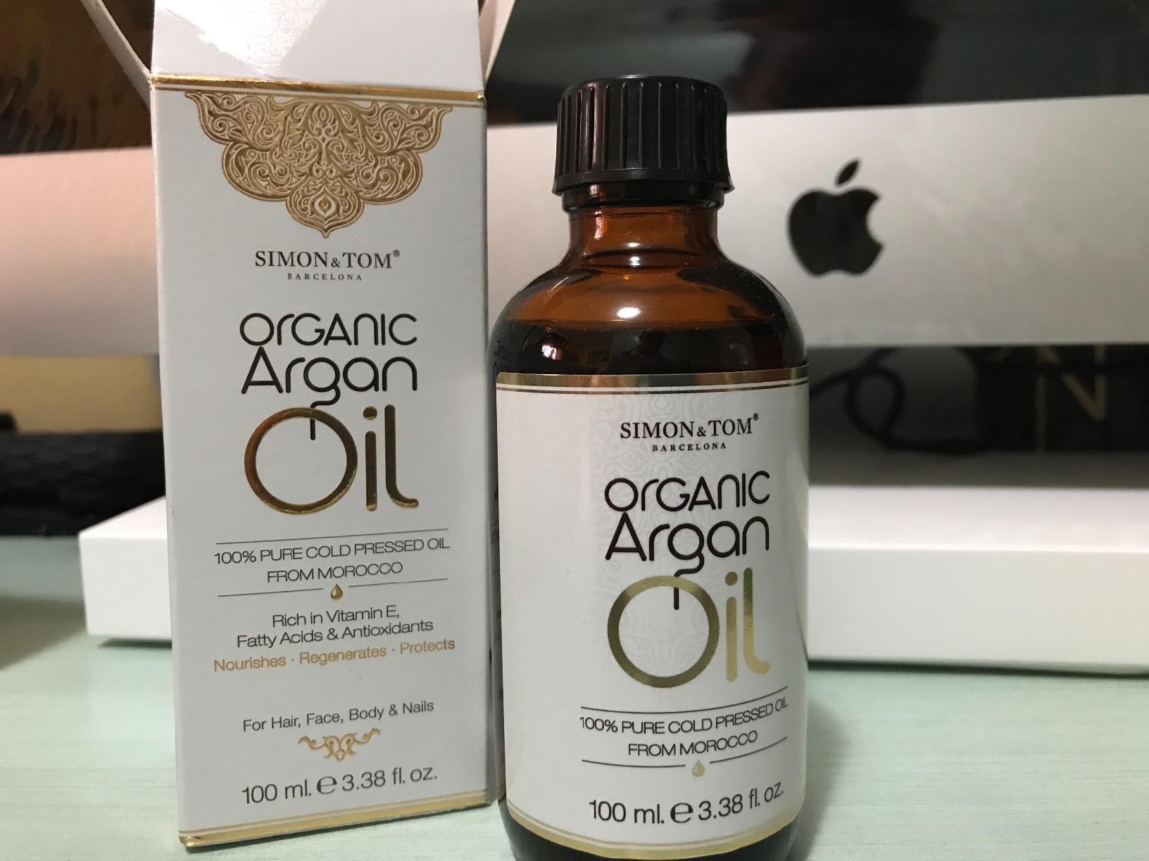 Simon & Tom Argan Oil Olio Puro 100ml Viso Capelli Corpo