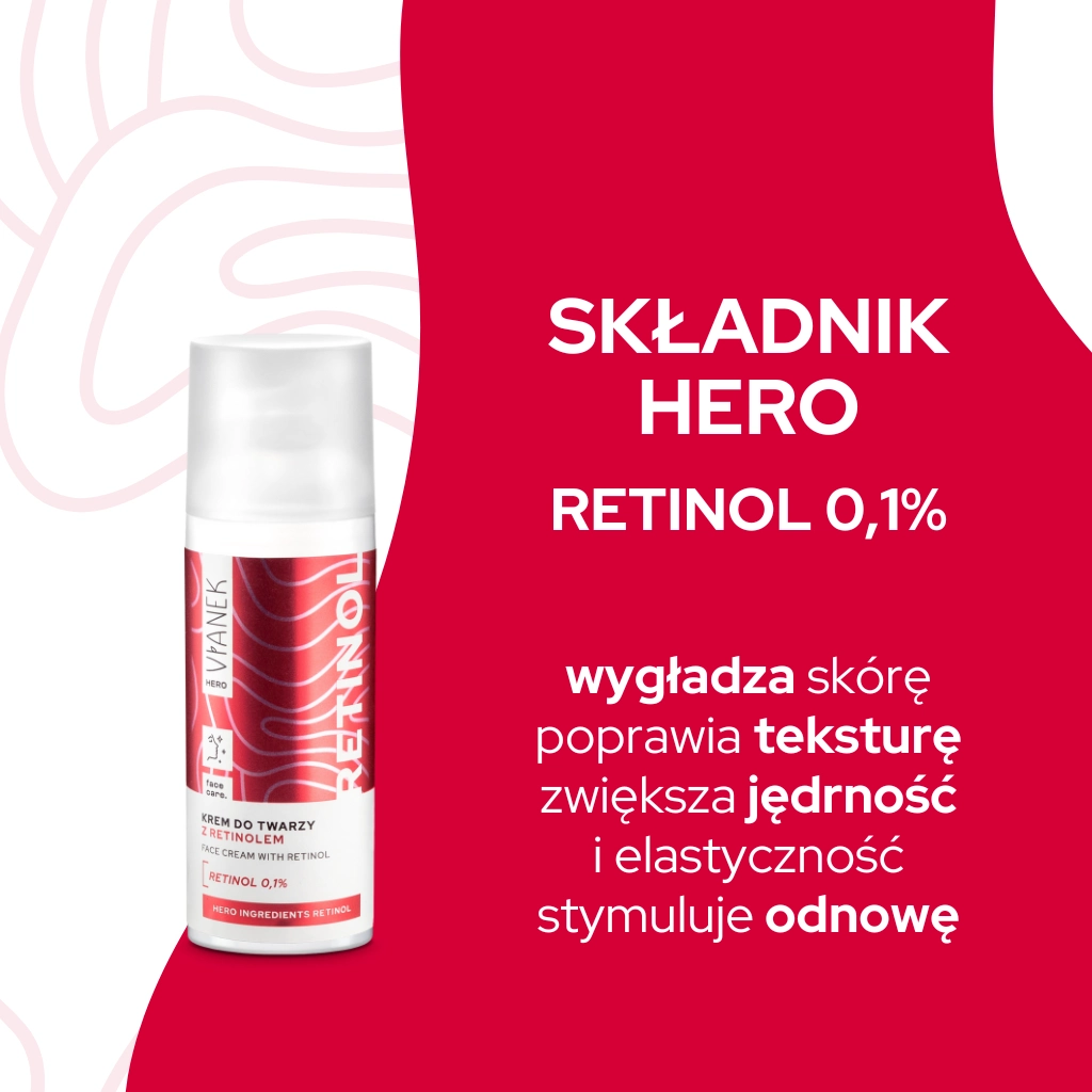 Vianek Hero crema viso retinolo 0,1% illuminante