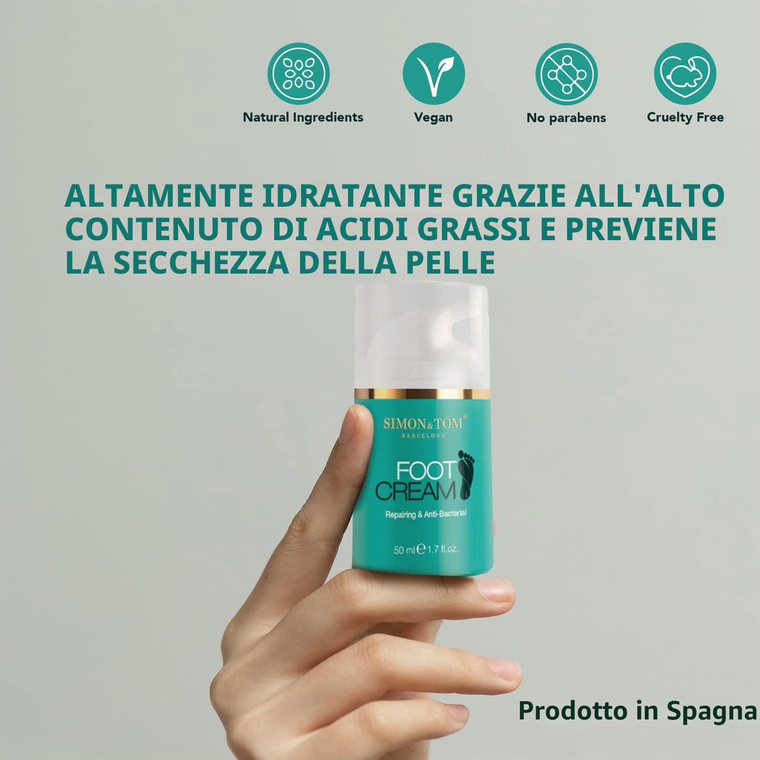 Simon & Tom Crema Piedi Riparatrice Argan 50 ml antiodore