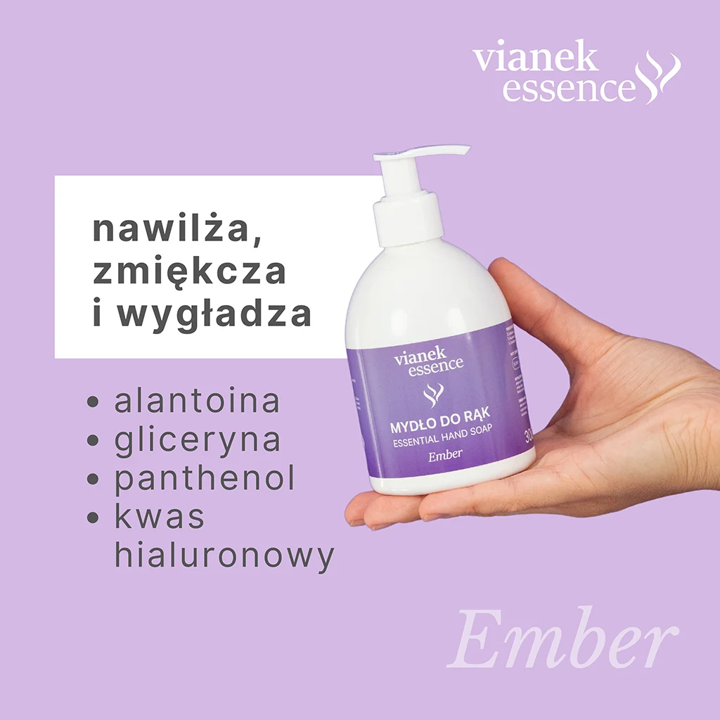 Vianek Essence Ember sapone mani idratante 300 ml vaniglia