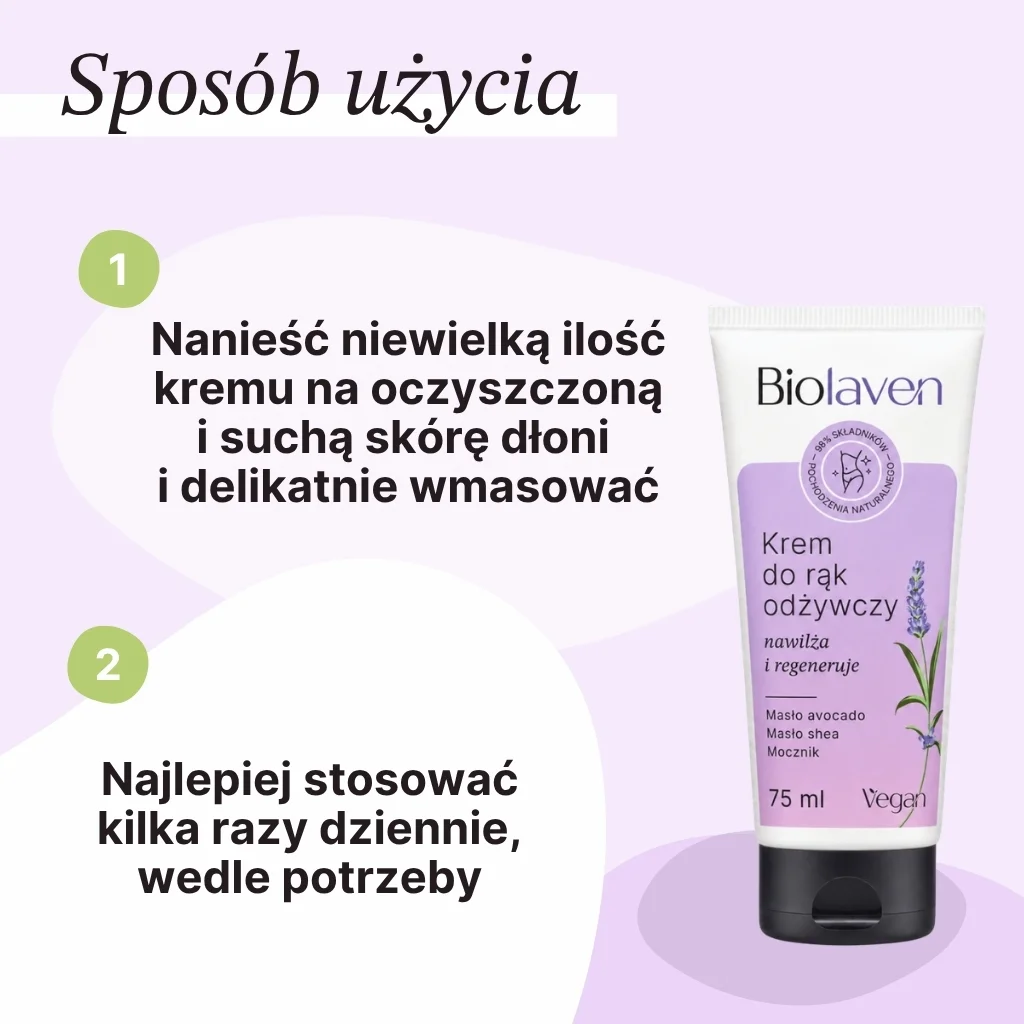 Biolaven Crema Mani 75 ml Nutriente Karité e Lavanda