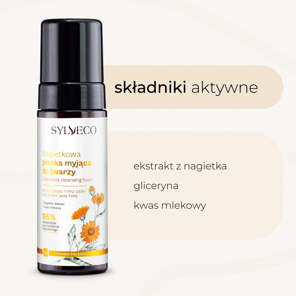 Vianek Nagietkowa schiuma detergente calendula 150 ml pelli sensibili