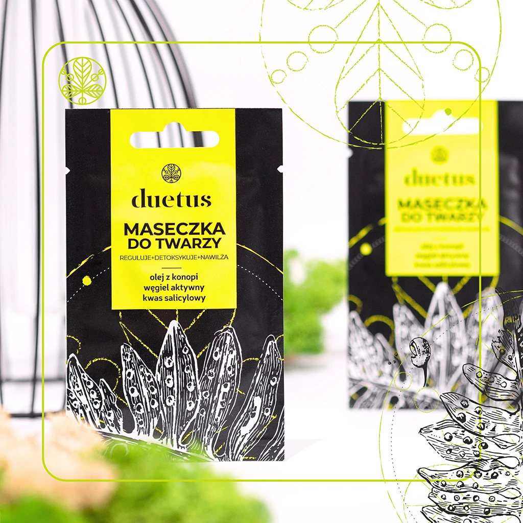 Duetus Maschera Viso Purificante Monodose