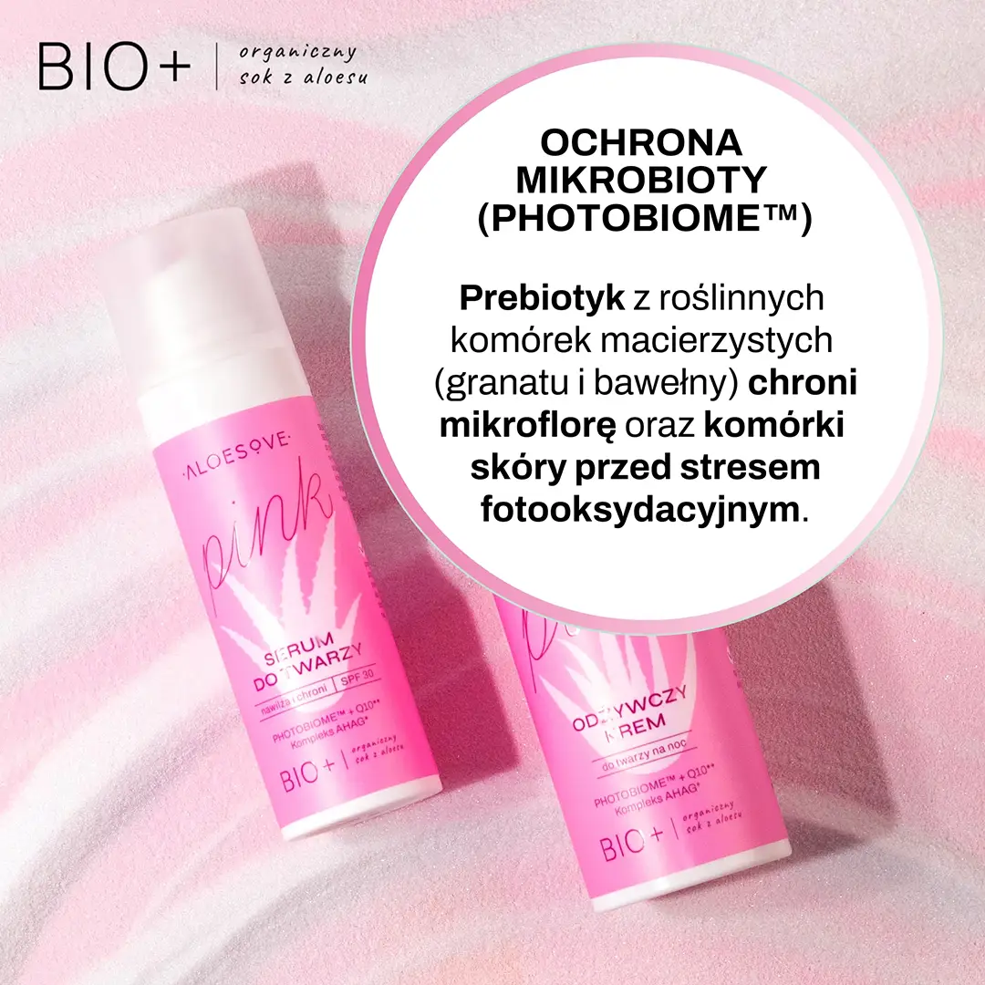 Vianek Aloesove Pink SPF30 siero viso protezione solare