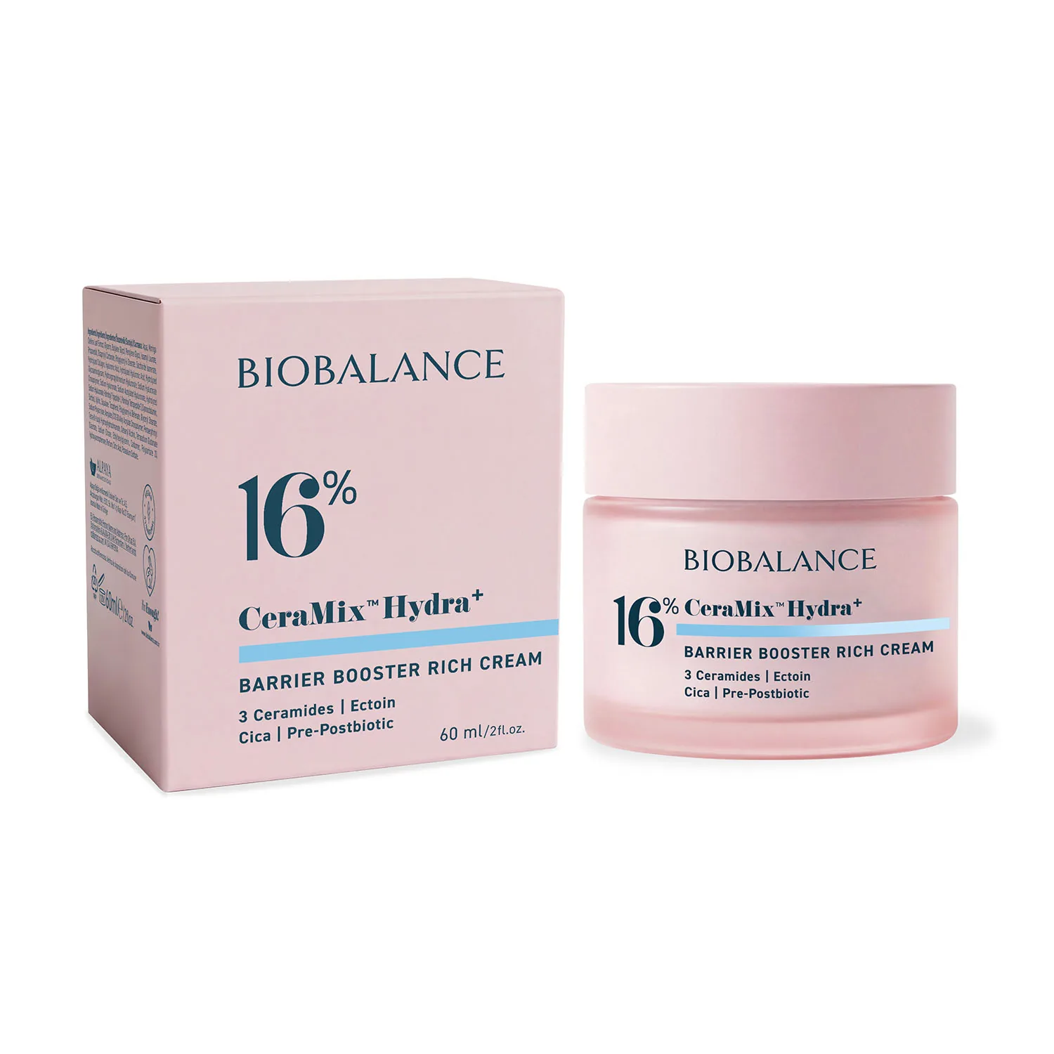 Biobalance Ceramix Hydra 16% Barrier Booster Rich crema viso 60 ml