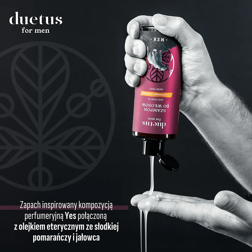 Duetus For Men Shampoo Energizzante Caffeina Uomo