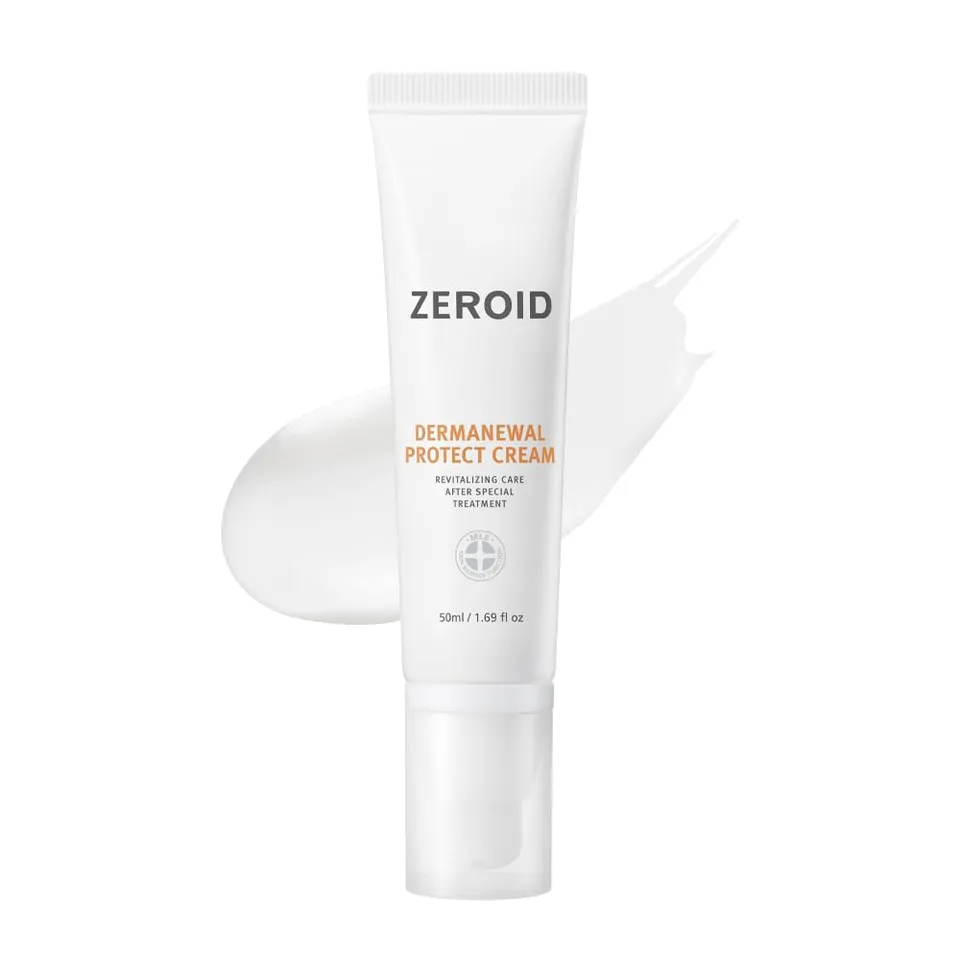 Zeroid Dermanewal Protect Crema Viso 50 ml Schiarente