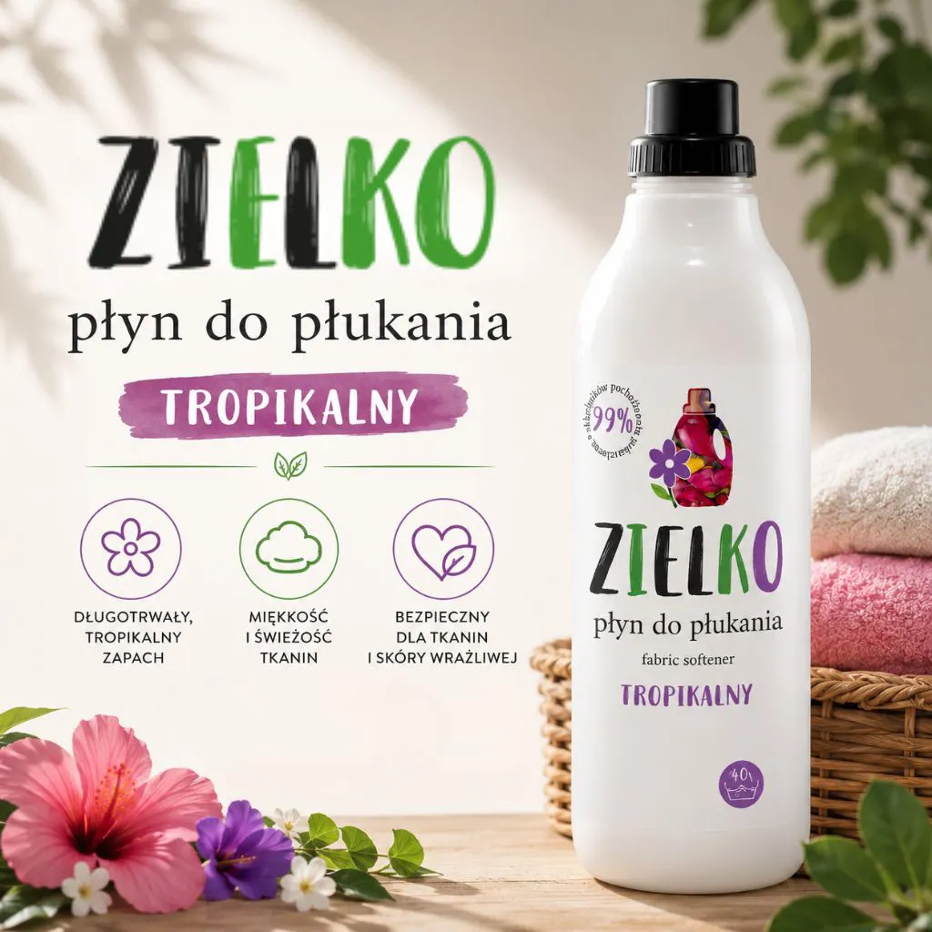 Zielko Ammorbidente Tropicale 1 L Bucato Morbido