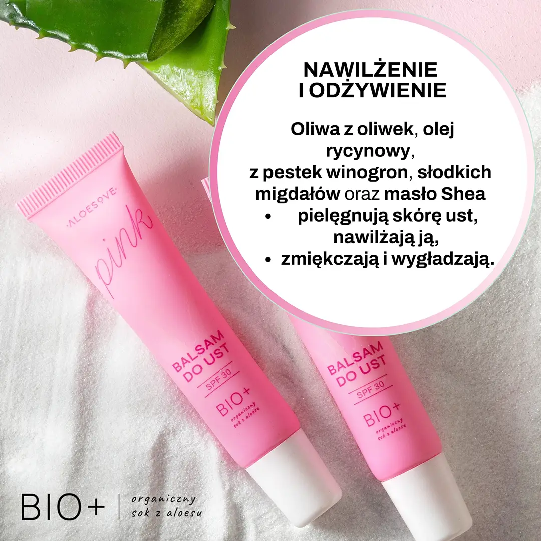 Aloesove Pink Balsamo Labbra SPF30 Mango
