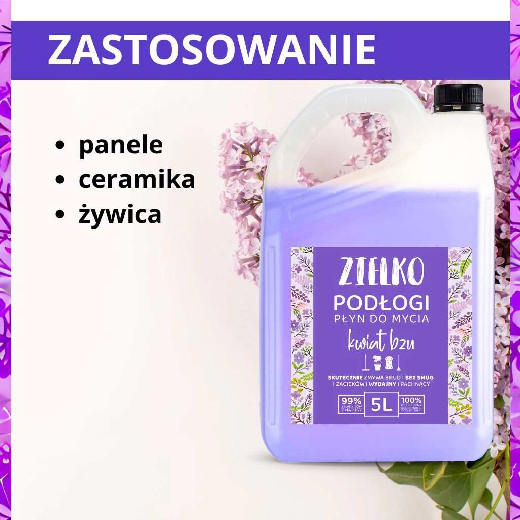 Zielko detergente pavimenti fior di lillà tanica 5 L
