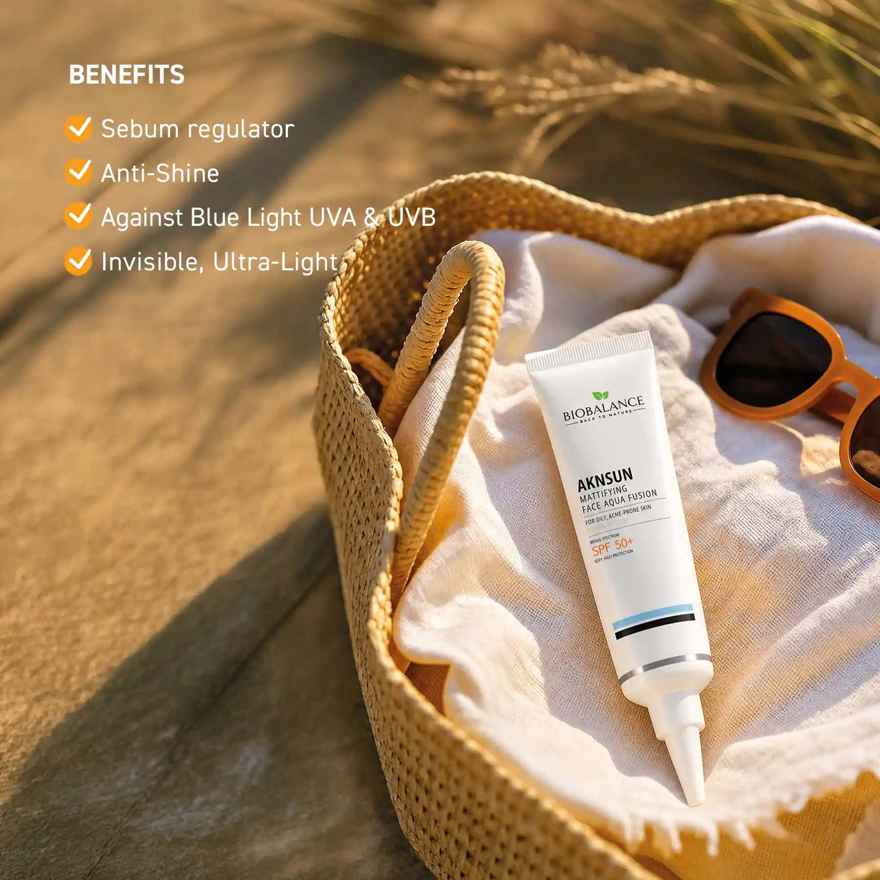 Biobalance Aknsun Aqua Fusion Tinted Medium SPF50+ 40 ml