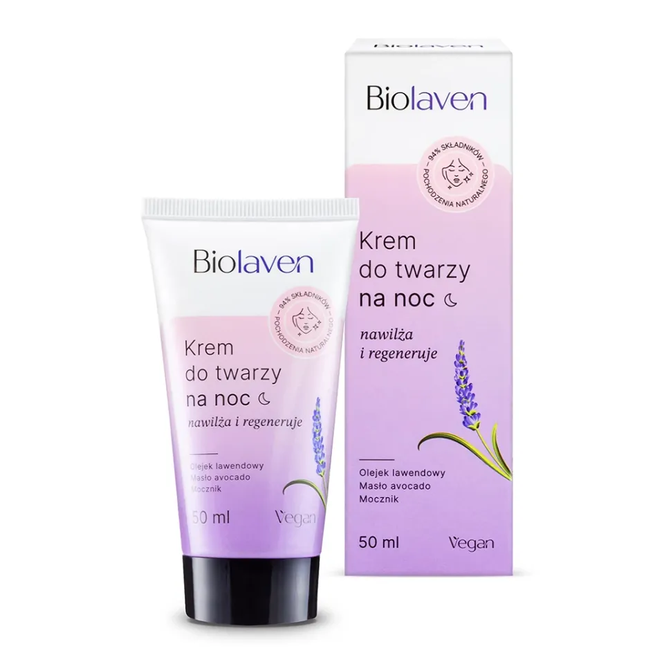 Biolaven crema viso notte nutriente lavanda
