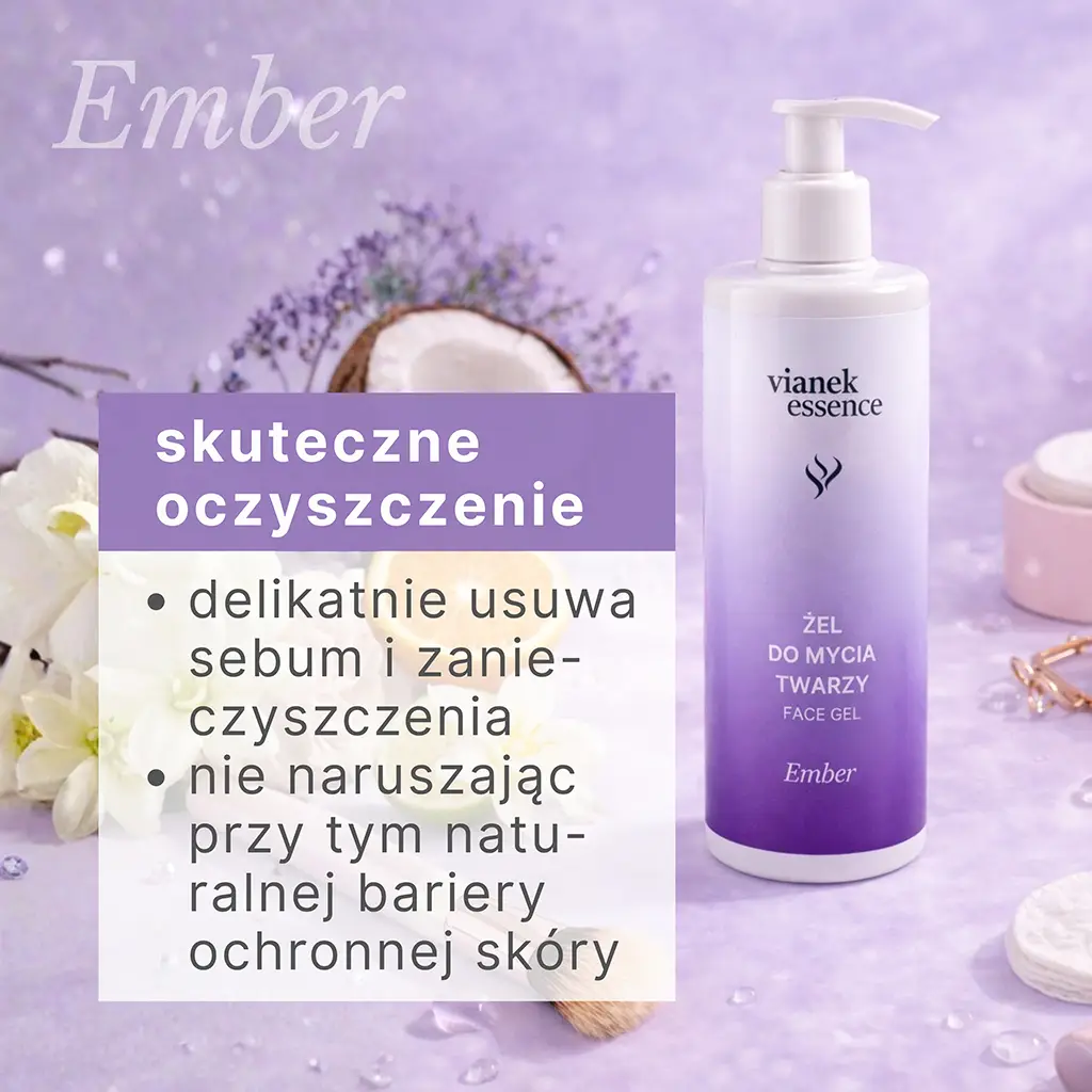 Vianek Essence Ember Gel Detergente Viso 300 ml