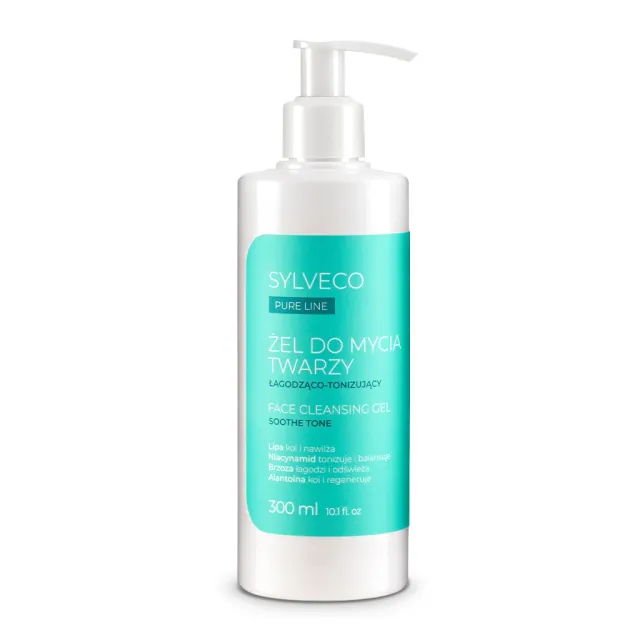 Sylveco Pure Line Gel Detergente Viso lenitivo tonificante