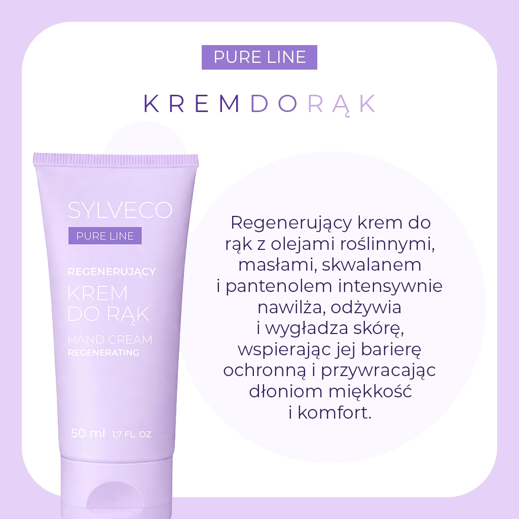 Vianek Sylveco Pure Line crema mani rigenerante