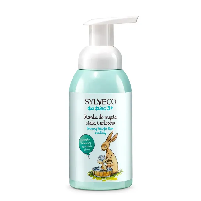 Sylveco Bambini 3+ Schiuma Corpo e Capelli Mirtillo