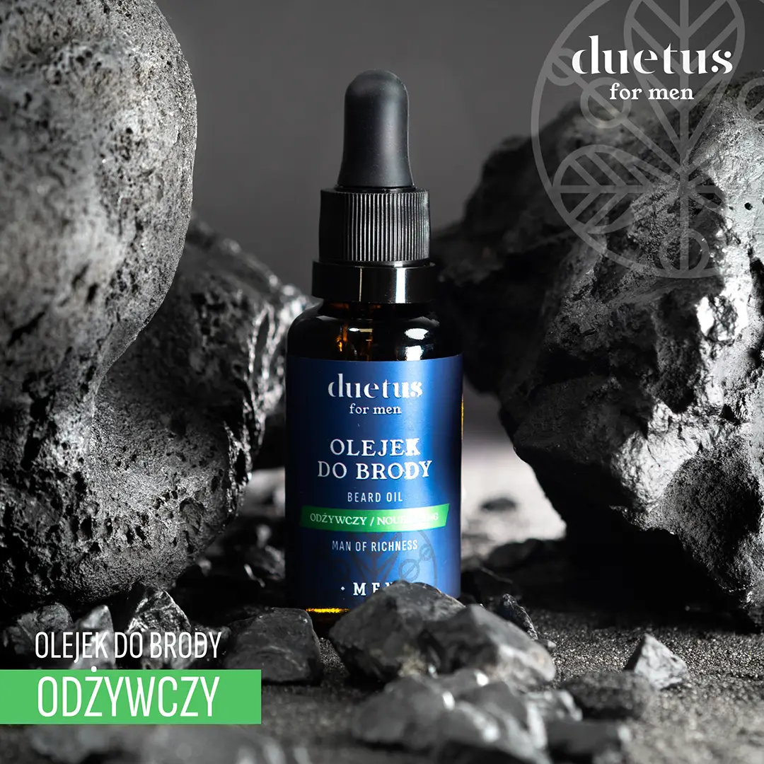 Duetus For Men Olio da Barba Nutriente ammorbidente