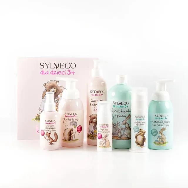Sylveco Bambini 3+ Set Cosmetici Corpo Capelli 8 Pezzi
