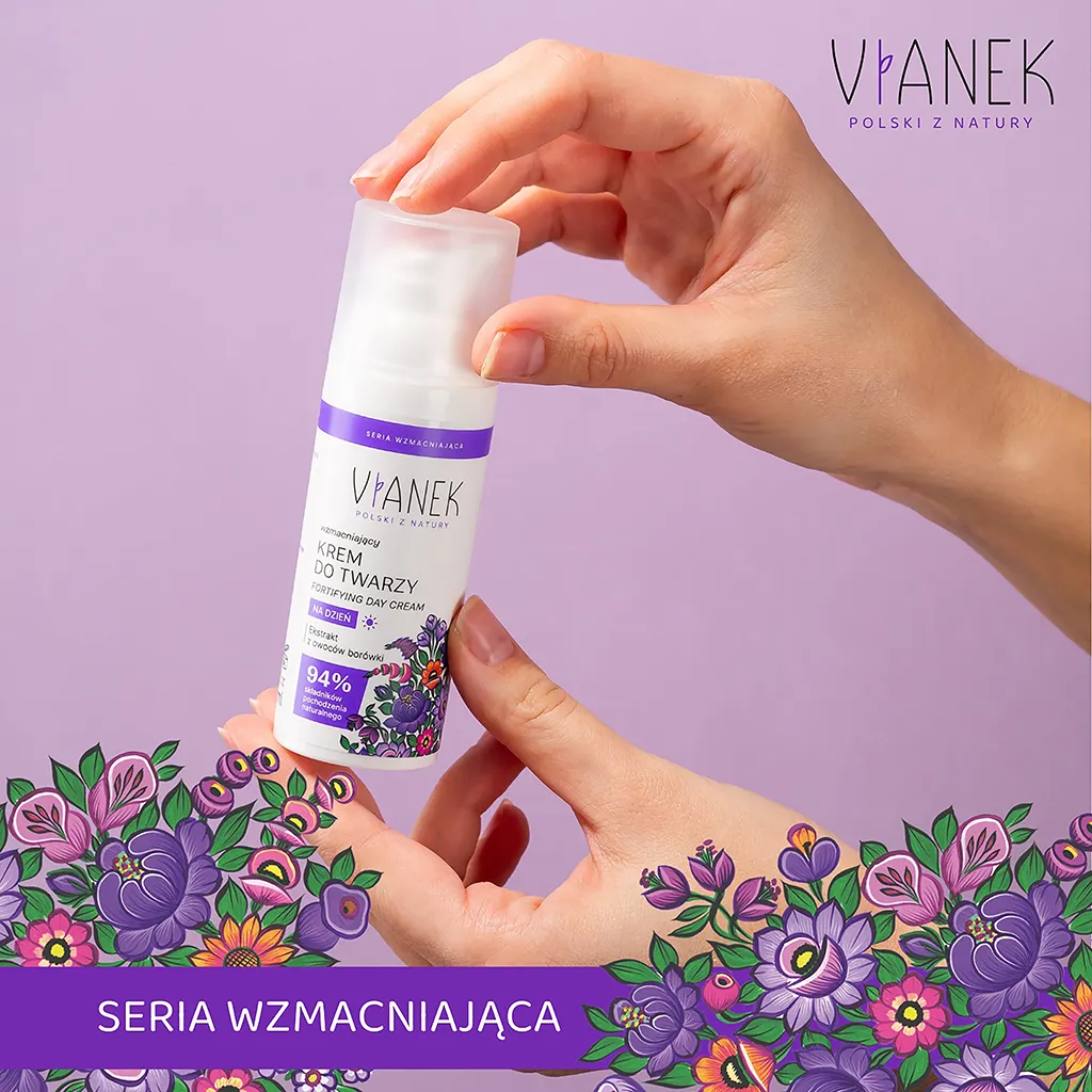 Vianek Crema Viso Giorno Rinforzante 50 ml Pelle Couperose