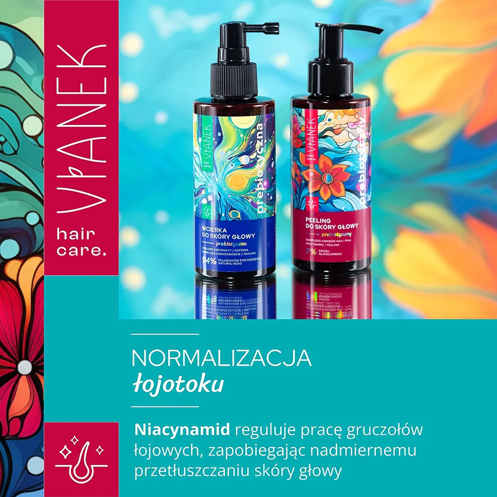 Vianek Prebiotico Peeling Acido Cuoio Capelluto con AHA e PHA