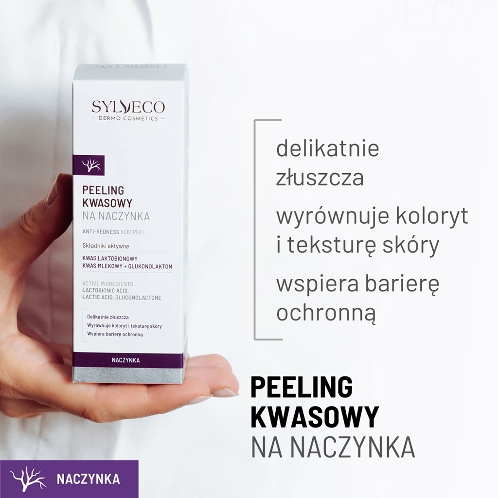 Sylveco Dermo Couperose peeling viso acido delicato