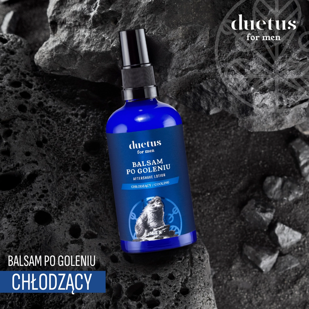 Duetus For Men balsamo dopobarba rinfrescante mentolo agrumi