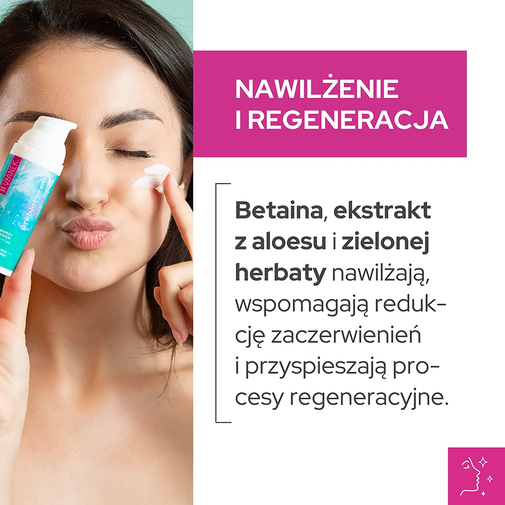 Vianek Prebiotico crema viso niacinamide
