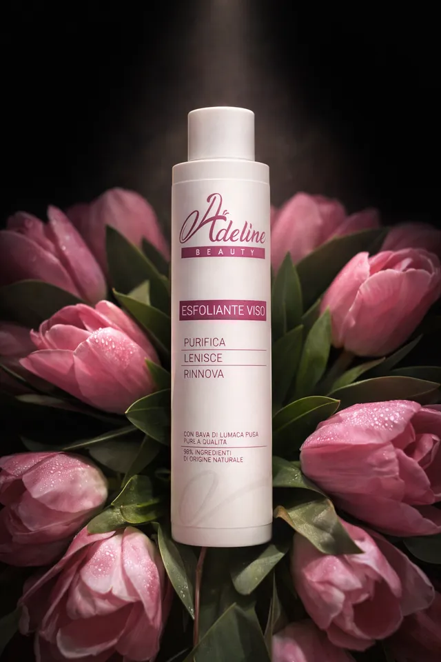 Adeline Beauty Lozione Micro Esfoliante Viso bava di lumaca