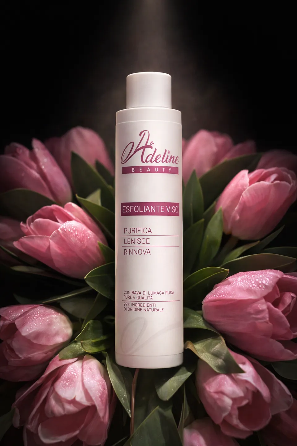 Adeline Beauty Lozione Micro Esfoliante Viso bava di lumaca