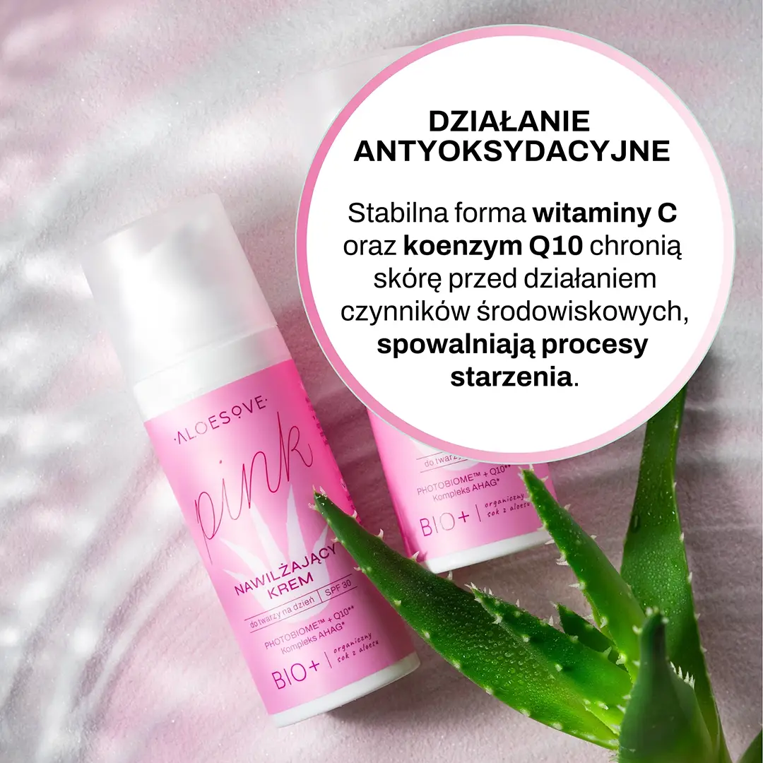 Vianek Aloesove Pink Crema Viso Giorno SPF30 Idratante