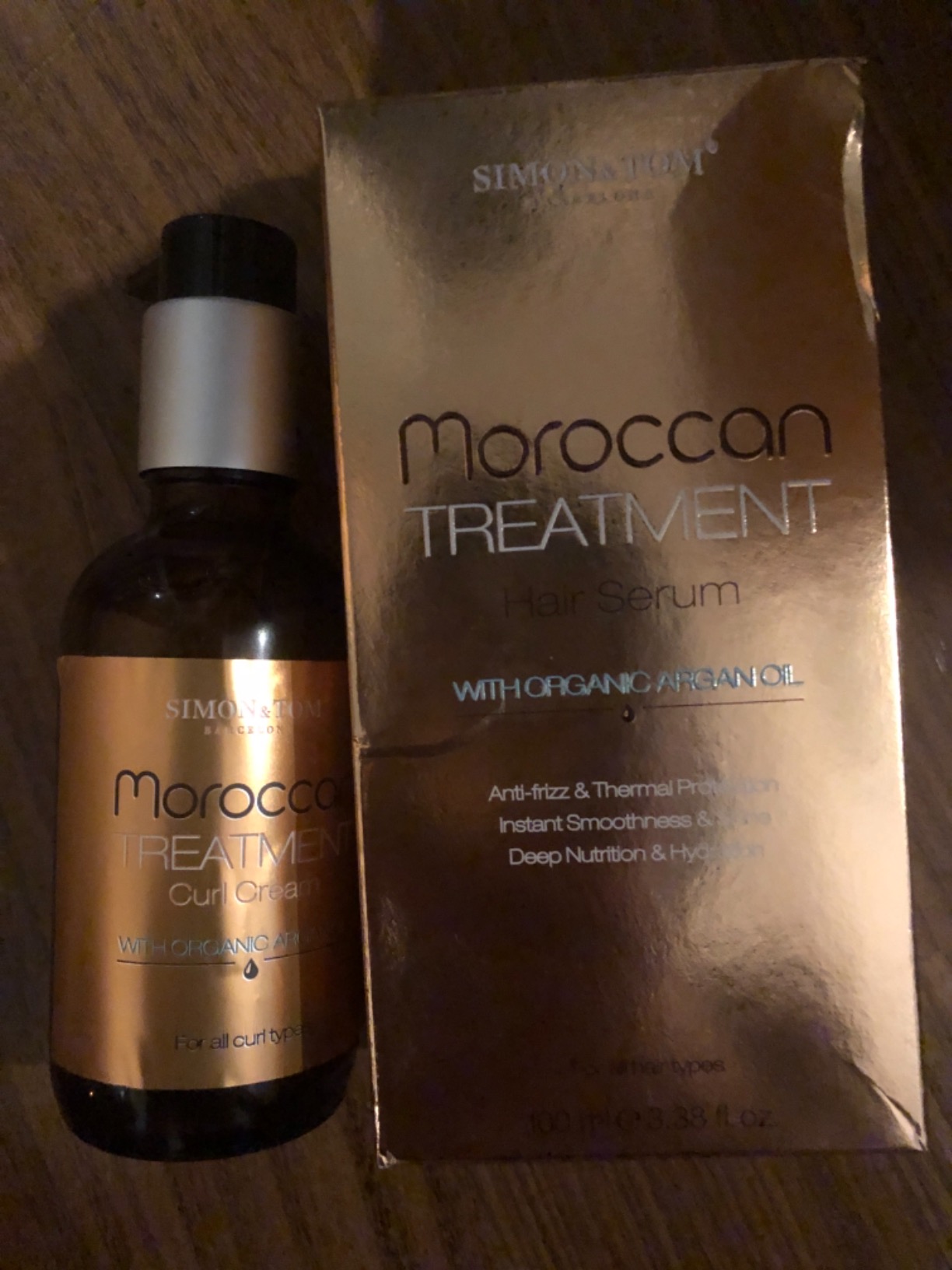 Simon & Tom Moroccan Siero Capelli Argan 100 ml Anticrespo