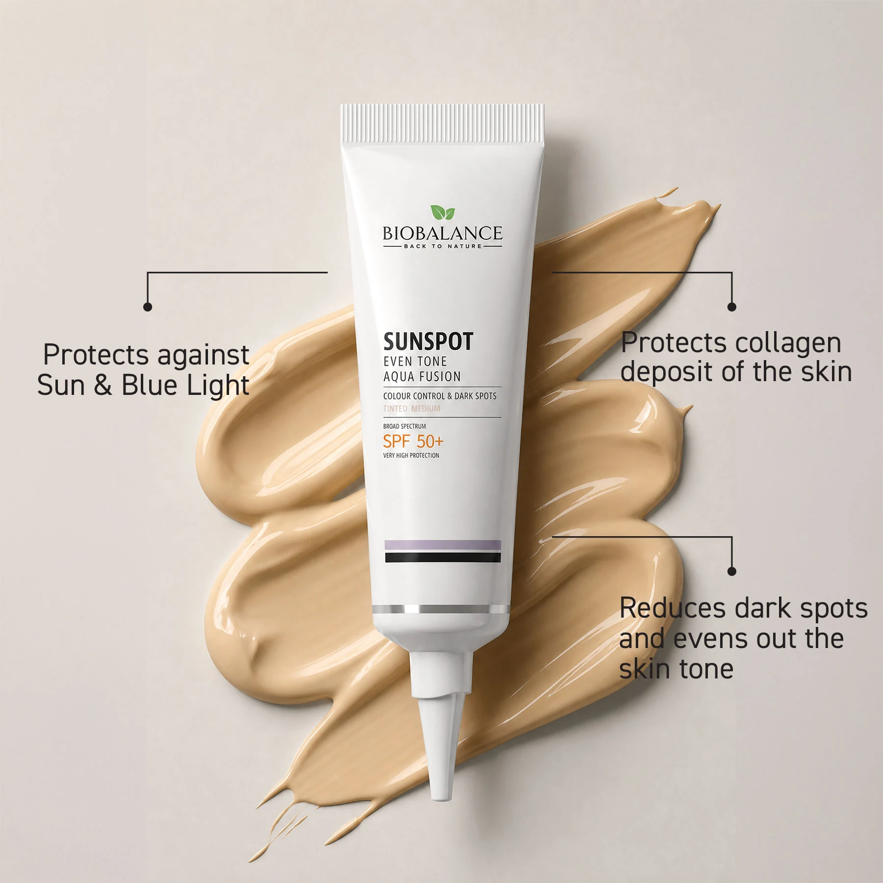 Biobalance Sunspot Even Tone Aqua Fusion SPF50+ media 40 ml