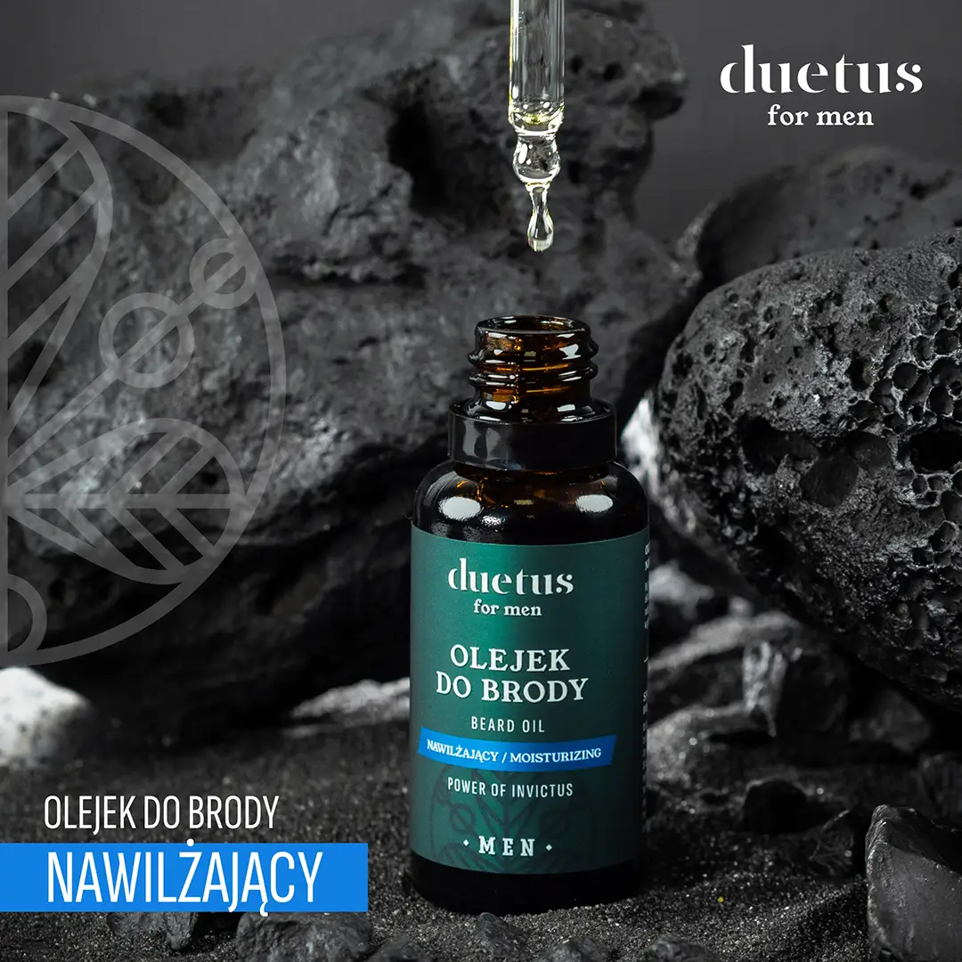 Vianek Duetus For Men Power of Invictus olio barba idratante