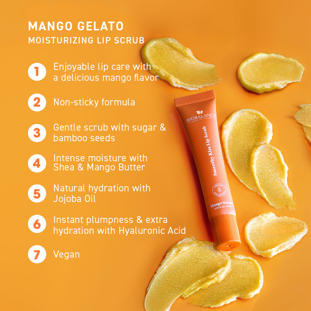 Biobalance Smoothy Kiss scrub labbra 15 ml mango gelato