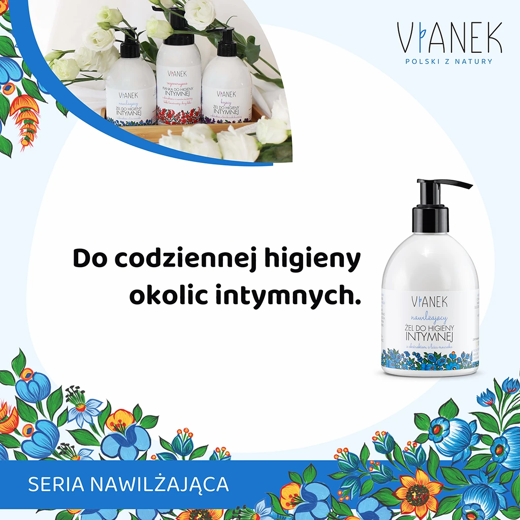 Vianek gel igiene intima idratante delicato pH fisiologico