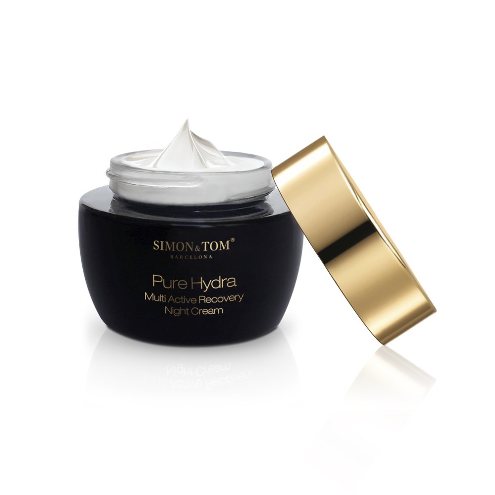 Simon & Tom Pure Hydra Crema Viso Notte 50ml Acido Ialuronico