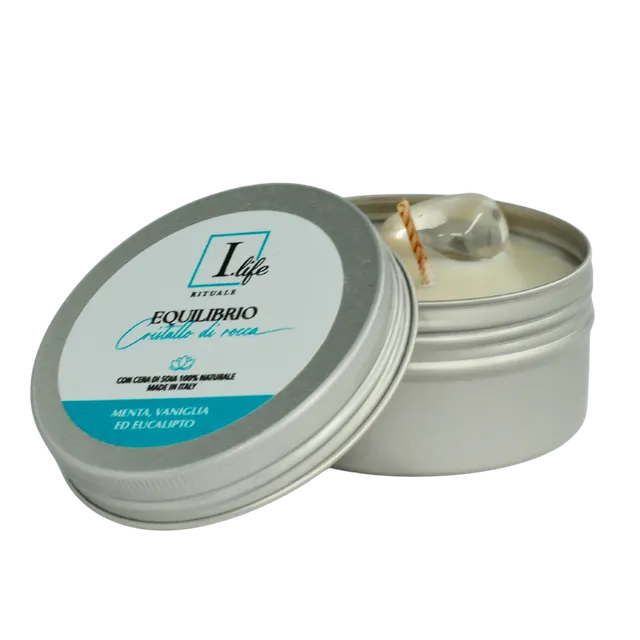 I Life Equilibrio Cristallo di Rocca Candela Tin 100 g fresca