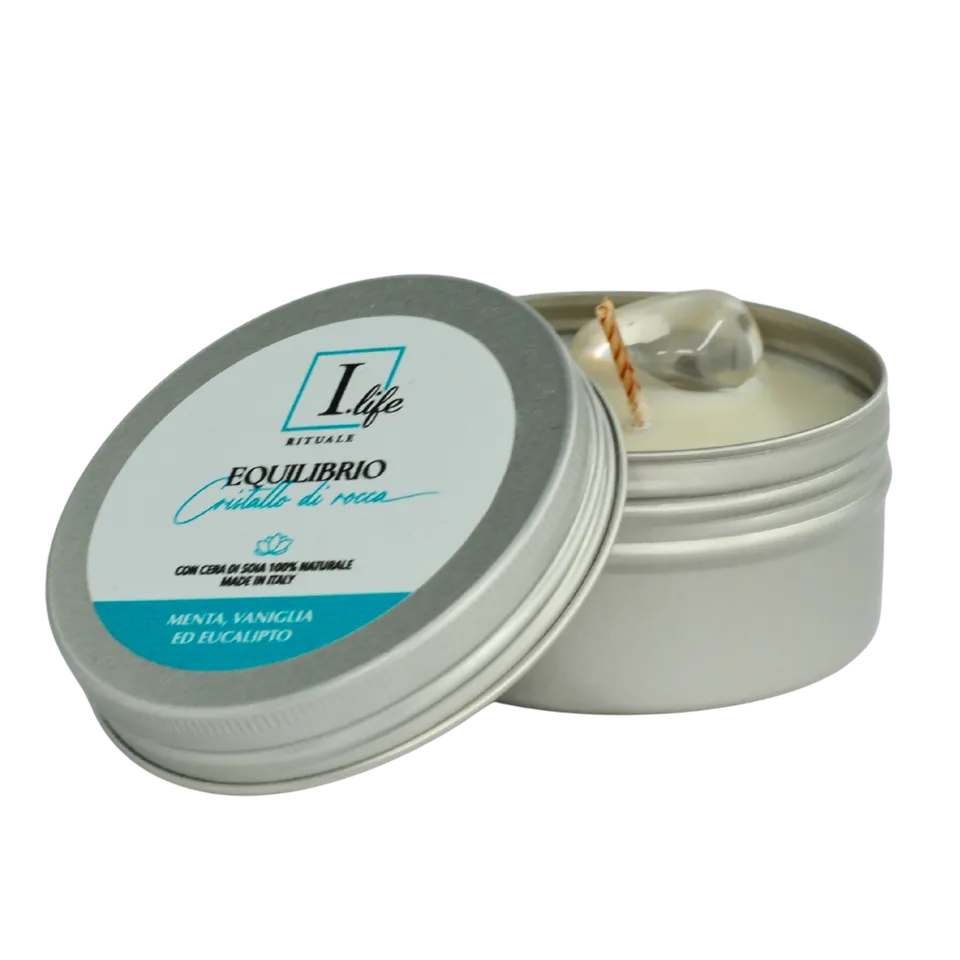I Life Equilibrio Cristallo di Rocca Candela Tin 100 g fresca