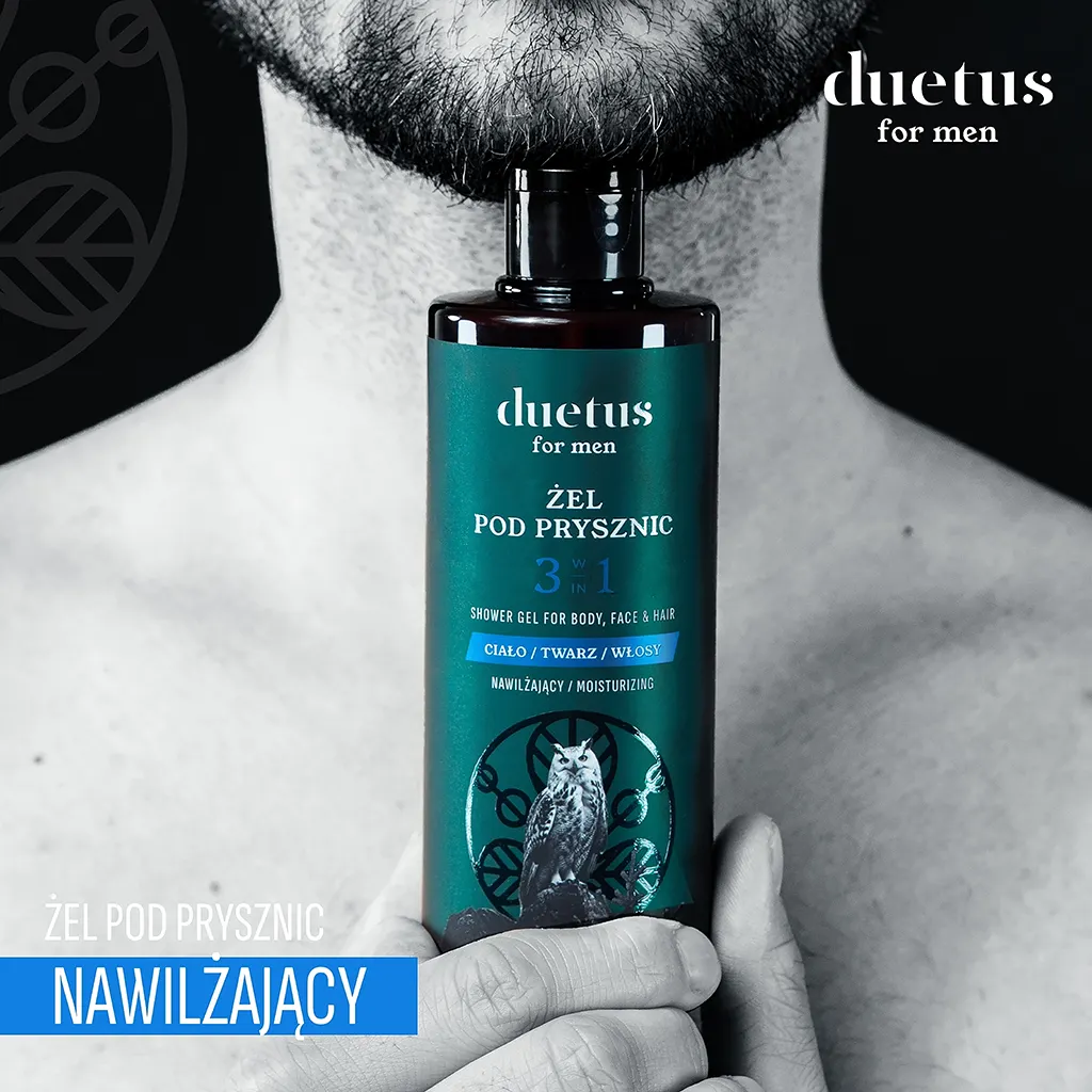 Duetus For Men Invictus gel doccia 3in1 idratante